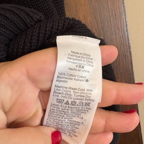 J.Crew New Relaxed Emilie Sweater Lady Jacket in Black with Jewel Trim, Size XXL - Picture 4 of 5